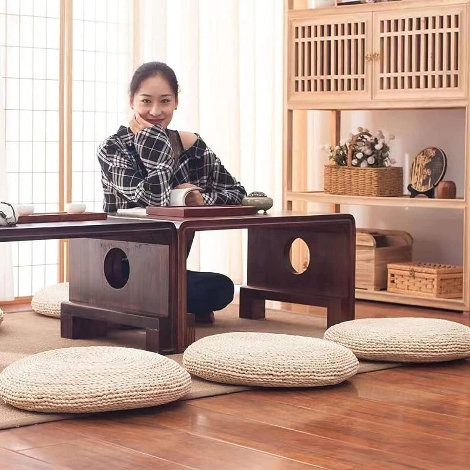 Amazon.co.jp: い草 座布団 蒲草座布団 い草 井草 イグサ 伊草 座布団