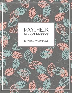 Paycheck Budget Planner: Biweekly Workbook for Income Budgeting - Bi-Weekly Savings, Household Expenses, Debt Tracker Notebook - Monthly Bill ... Journal - For Men, Women, Young Adults, Teens