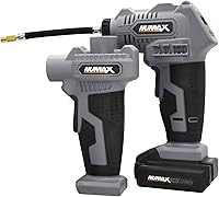 Vista 2 de NuMax Kit de inflador de neumáticos y bomba de aire inalámbrica SH16VIPK de 16V con accesorios, cargador y estuche