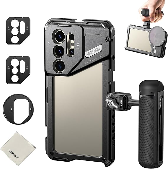 Imagen de NEEWER S24 Ultra: jaula para móvil y estabilizador 📱 en OfertitasTOP
