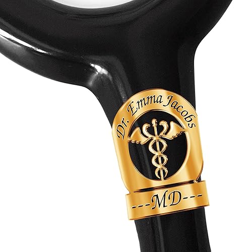 bellblow Stethoscope Charms Personalized, Custom ID Name