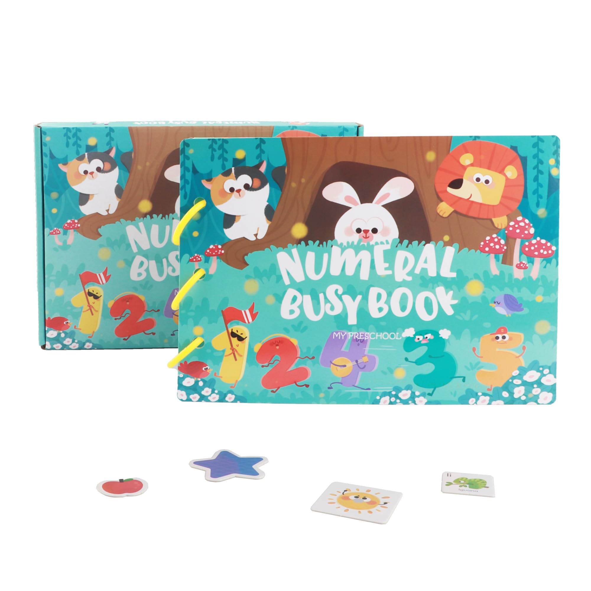 AOYITIDU Busy Book, Montessori Toys, Board Games, Birthday Gift, Preschool Learning Activities, Travel Games,for 3+ Years Old Kids, for Boys and Girls