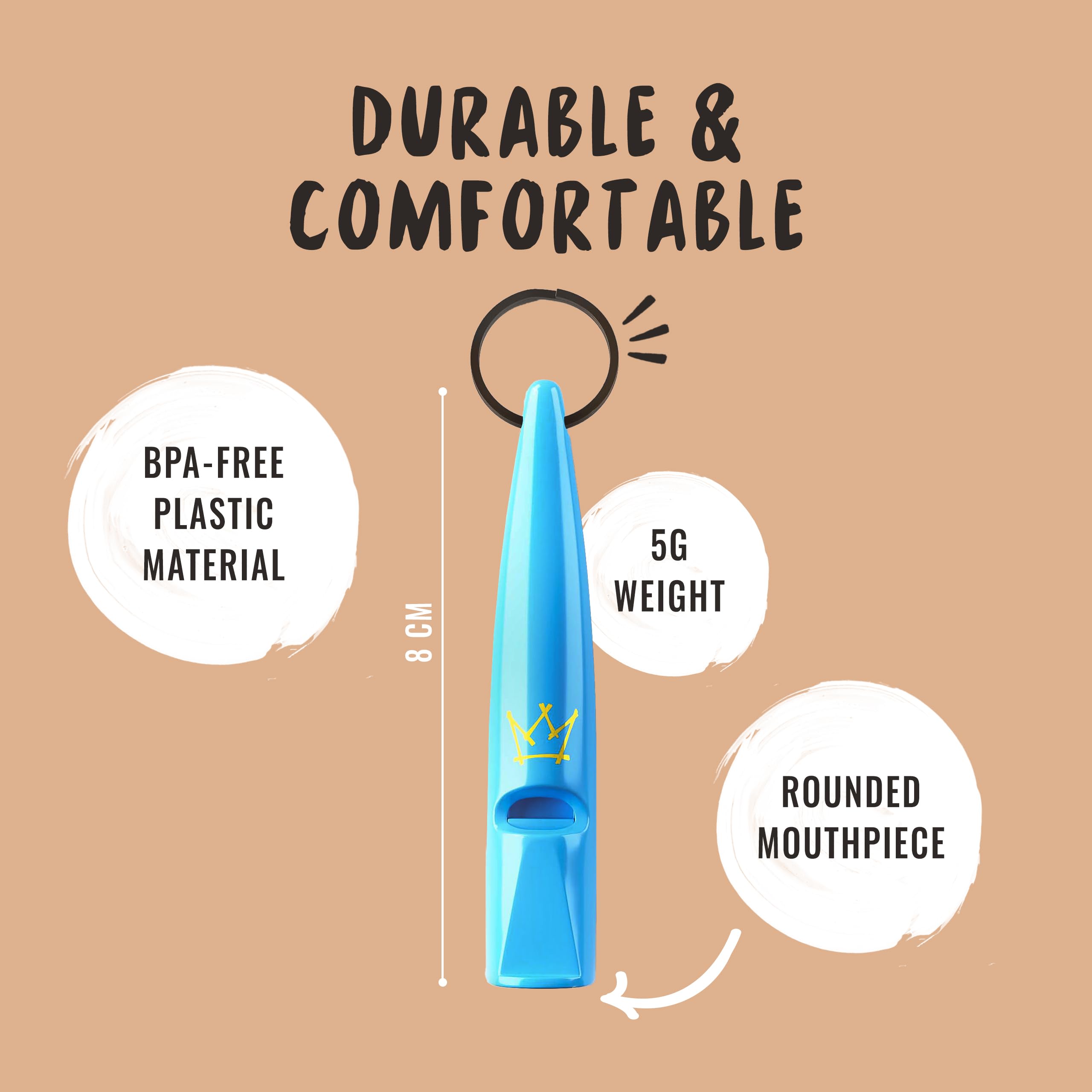 Rudelkönig Dog whistle with whistle strap - Professional training whistle with standardized frequency - Ideal for dog training - Image 4