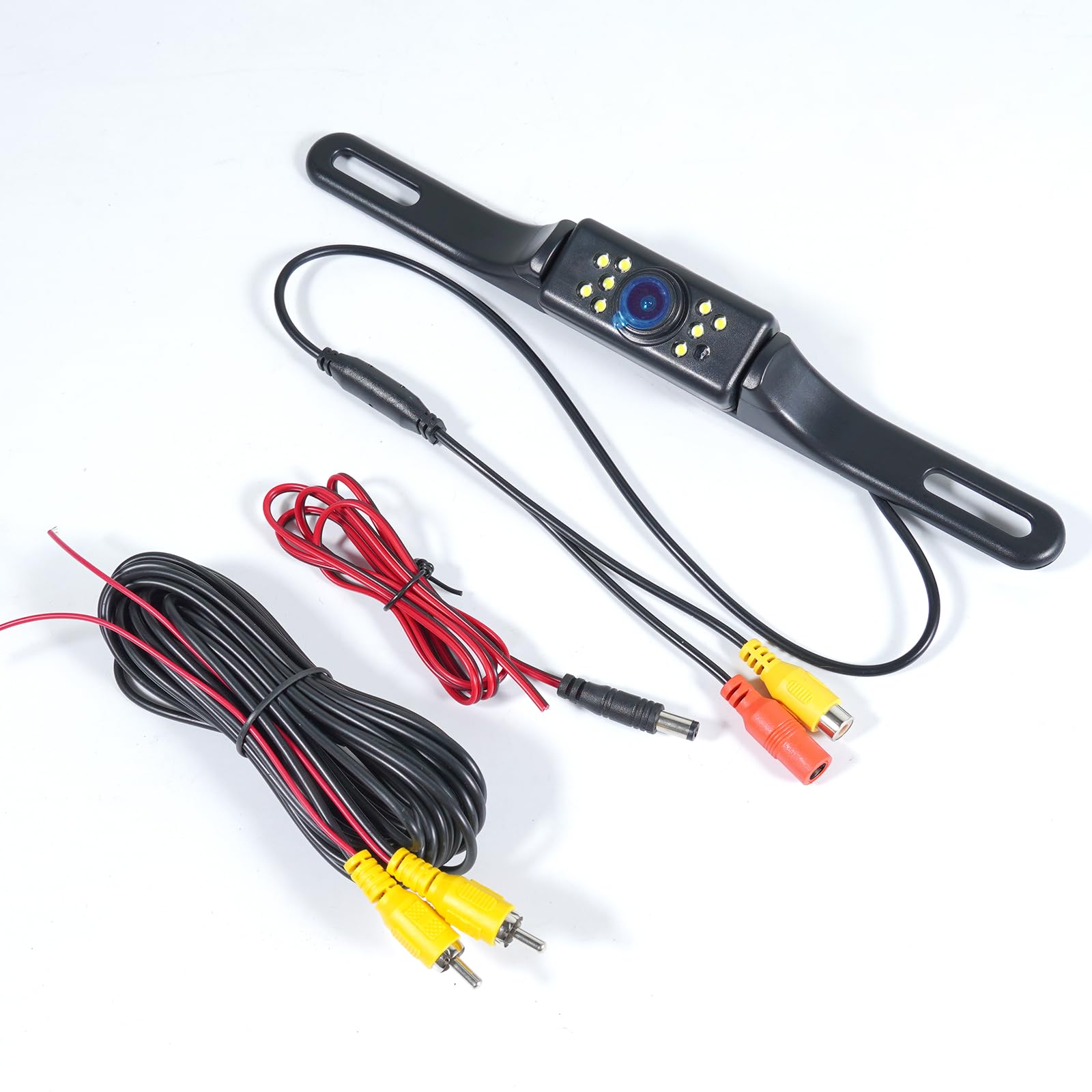 Unifizz Car Backup Camera,HD Night Vision Rear View Camera, License Plate Camera with 9 LED Lights Rear Camera - Image 2