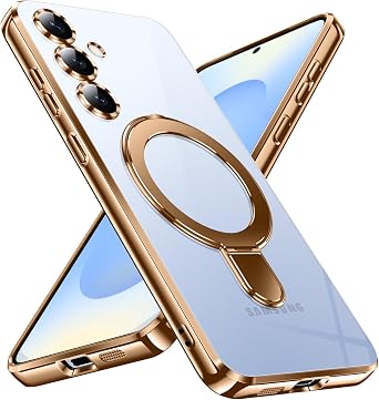 for Samsung Galaxy S25 Case Ultra-Thin TPU with Ma Gold