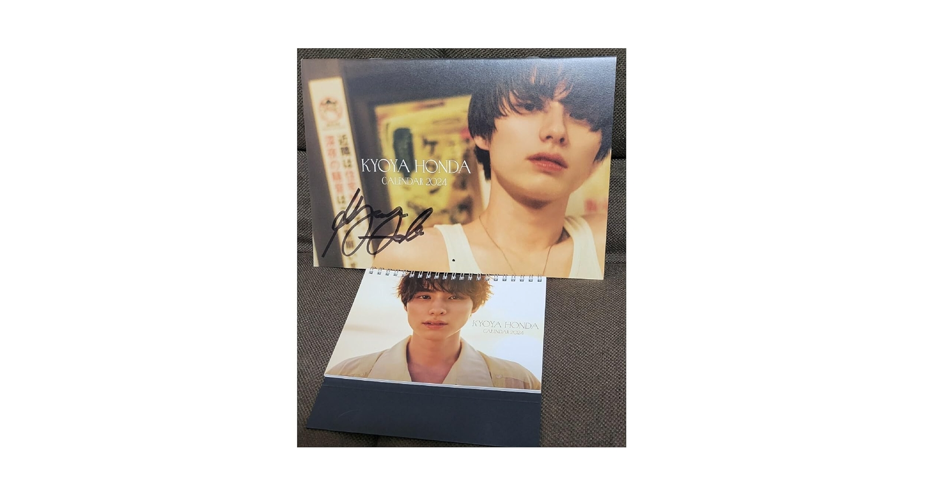 ボンジョビ　直筆サイン入り　カレンダー　CD付 ボンジョビ直筆サイン入りカレンダーCD付