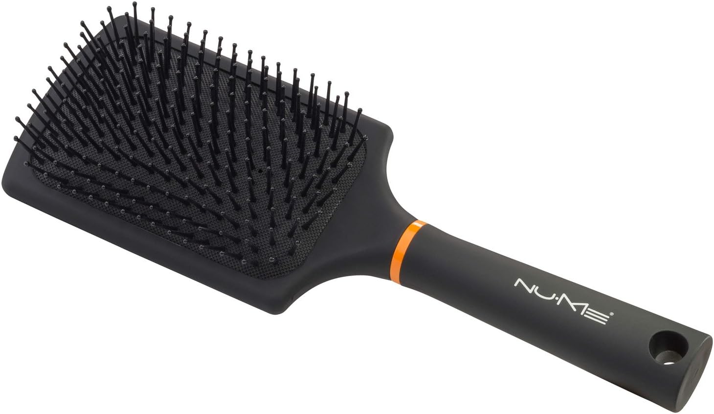NuMePaddle Brush For Detangling, Straightening, Gentle Styling - Wet & Dry Hair - Hairbrush For Smooth Finish - Rapid Blow-styling Brush For All Hair Styles