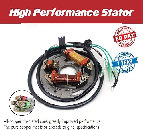 Miniatura 6 de Jetunit Estátor para Yamaha Jetski 6R8-85560-10-00,62T-85560-00-00,6R7-85560-10-00 Wave Raider 700 Wave Venture 700 SuperJet 700 Wave Blaster 700