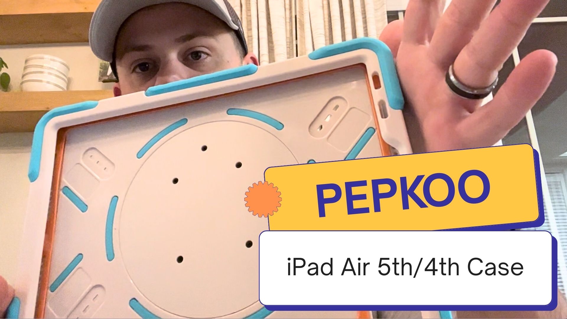 Watch PEPKOO Blue Case for iPad Air 5th/4th on Amazon Live