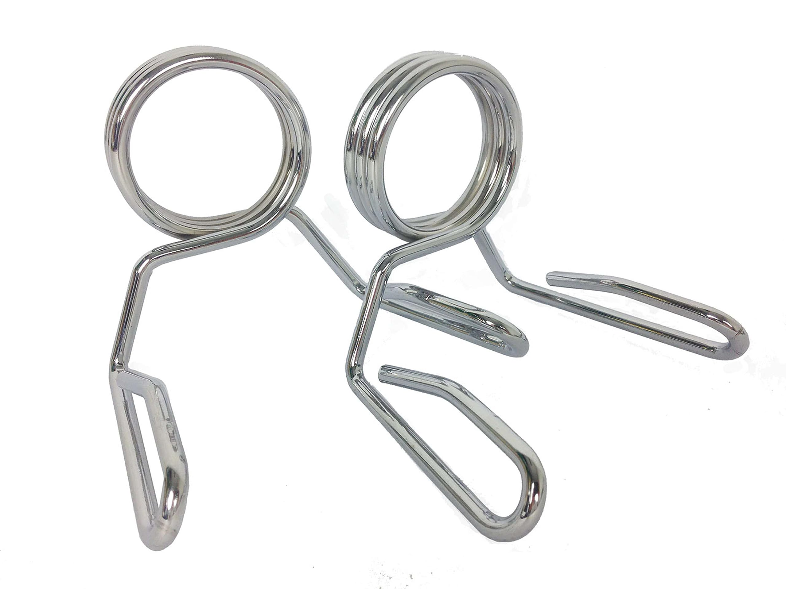 TUNTURI Unisex's Weight Accessories Olympic Spring Collars, Chrome, 50 mm