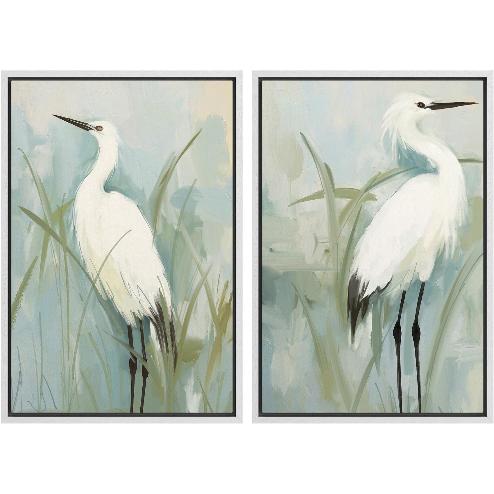 MUDECOR Framed Canvas Print Wall Art Monochromatic Gradient Abstract Minimalist Gray Illustrations Modern Art Decorative Bohemian Colorful Chic for Living Room, Bedroom, Office - 16"x24"x2 Black — view 136