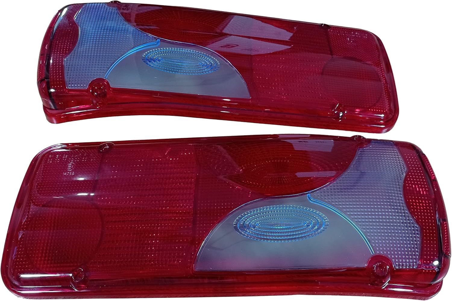 2 x Cabochon de feux arrière pour Mercedes Sprinter,MAN TGA TGS TGL TGL,VW Crafter,Scania E-MARK
