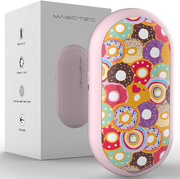 Rechargeable Fabric Shaver, Magictec Lint Remover Sweater Defuzzer Lints Fuzzs Pills Pilling Trimmer for Clothes and Furniture -Battery Operated Donut