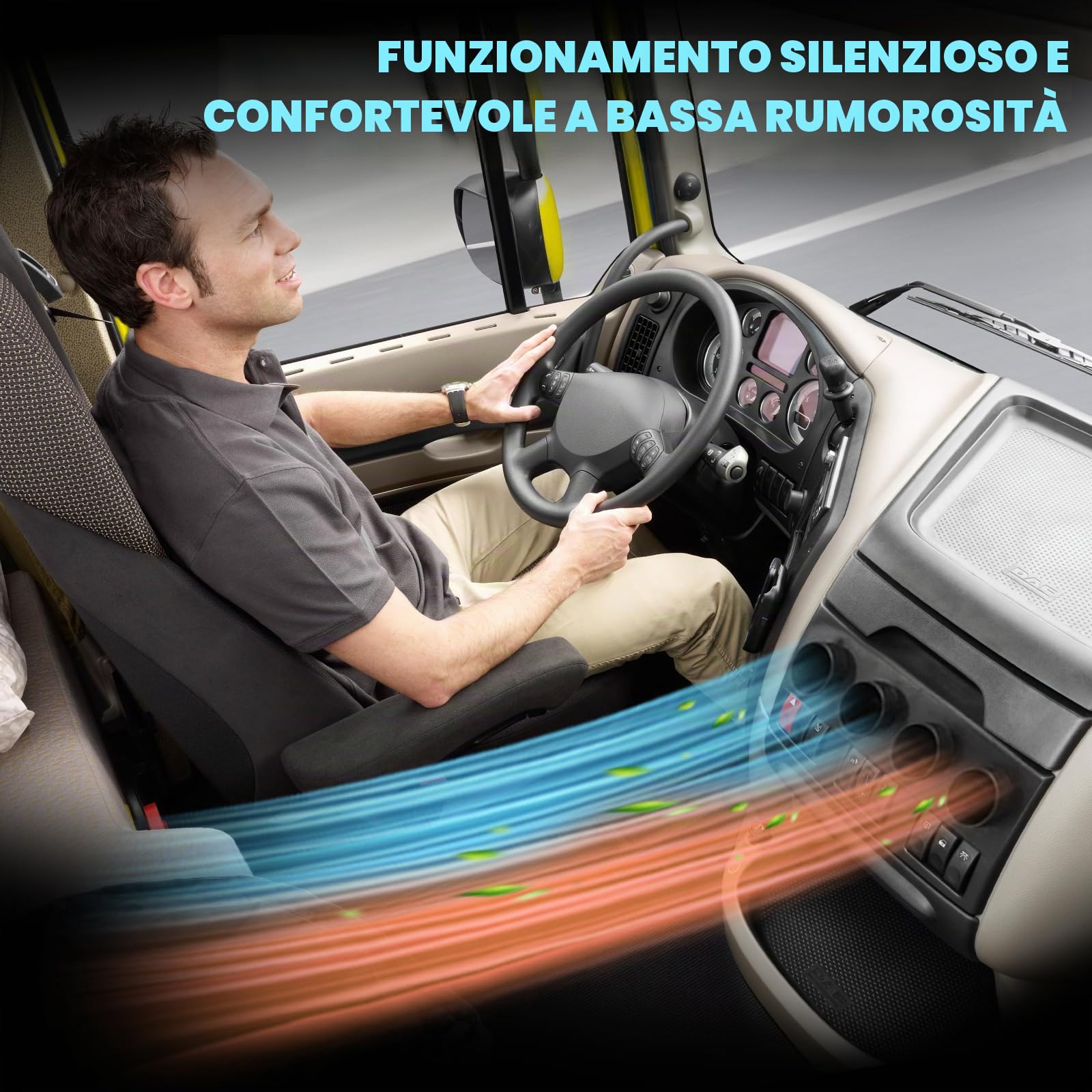 Treeligo Condizionatore Elettrico per Auto 12 V, DC, Set Universale di Climatizzatori Elettrici per Sotto il Cruscotto, Kit AC 12 V, AC 12 Volt, Sistema Universale per Auto, Camper, Camion