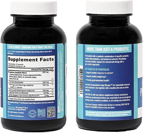 Miniatura 8 de Original Provitalize  Probióticos naturales para la menopausia para aumentar de peso sofocos sudores nocturnos baja energía cambios de humor salud