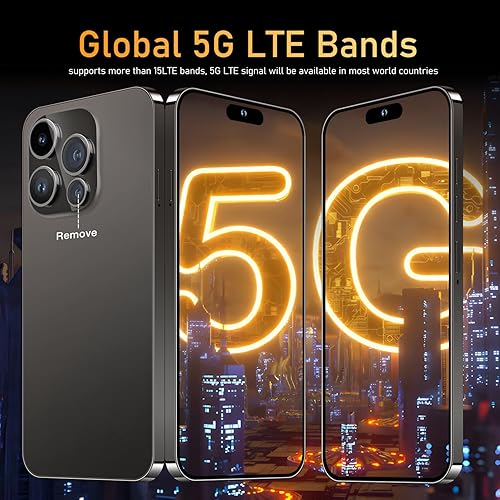 Miniatura 3 de MMY 14PROMA X Teléfono Celular Desbloqueado, Batería de Larga Duración Pantalla HD de 6.82" Teléfonos Desbloqueados, Smartphone Android 14 de