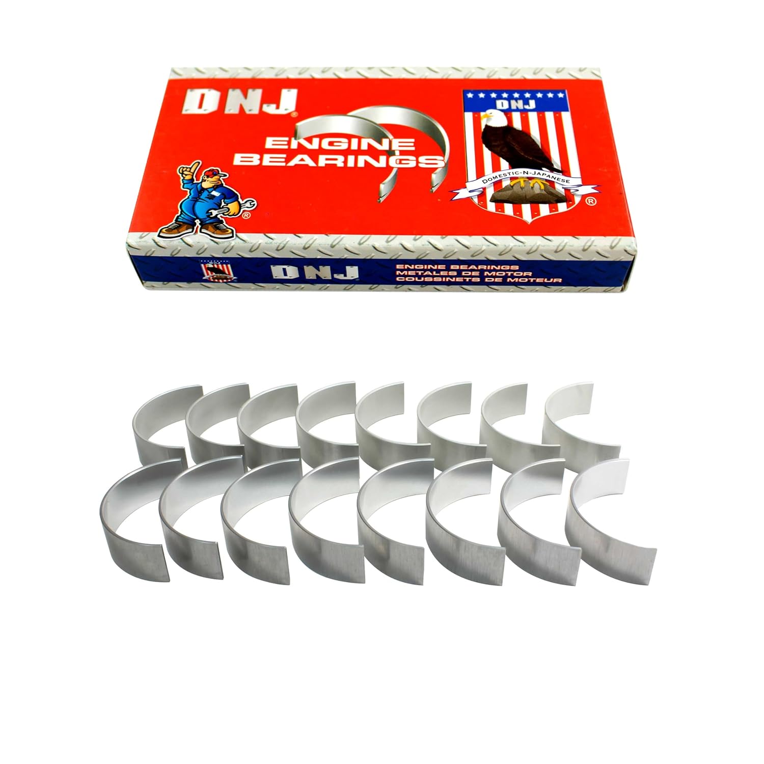 DNJ RB4260.10 Oversize Rod Bearings Set for 2011-2020 Ford F-250 Super Duty, F-350 Super Duty, F-450 Super Duty 6.7L V8 32V OHV 6651cc