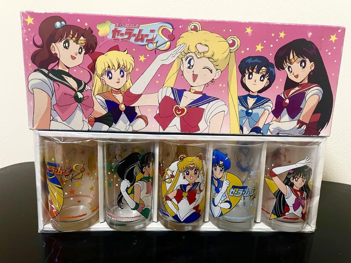新品　希少　美少女戦士セーラームーンS コップ　タンブラー　5客セット Amazon | 超希少 美少女戦士セーラームーンSタンブラー5客セット