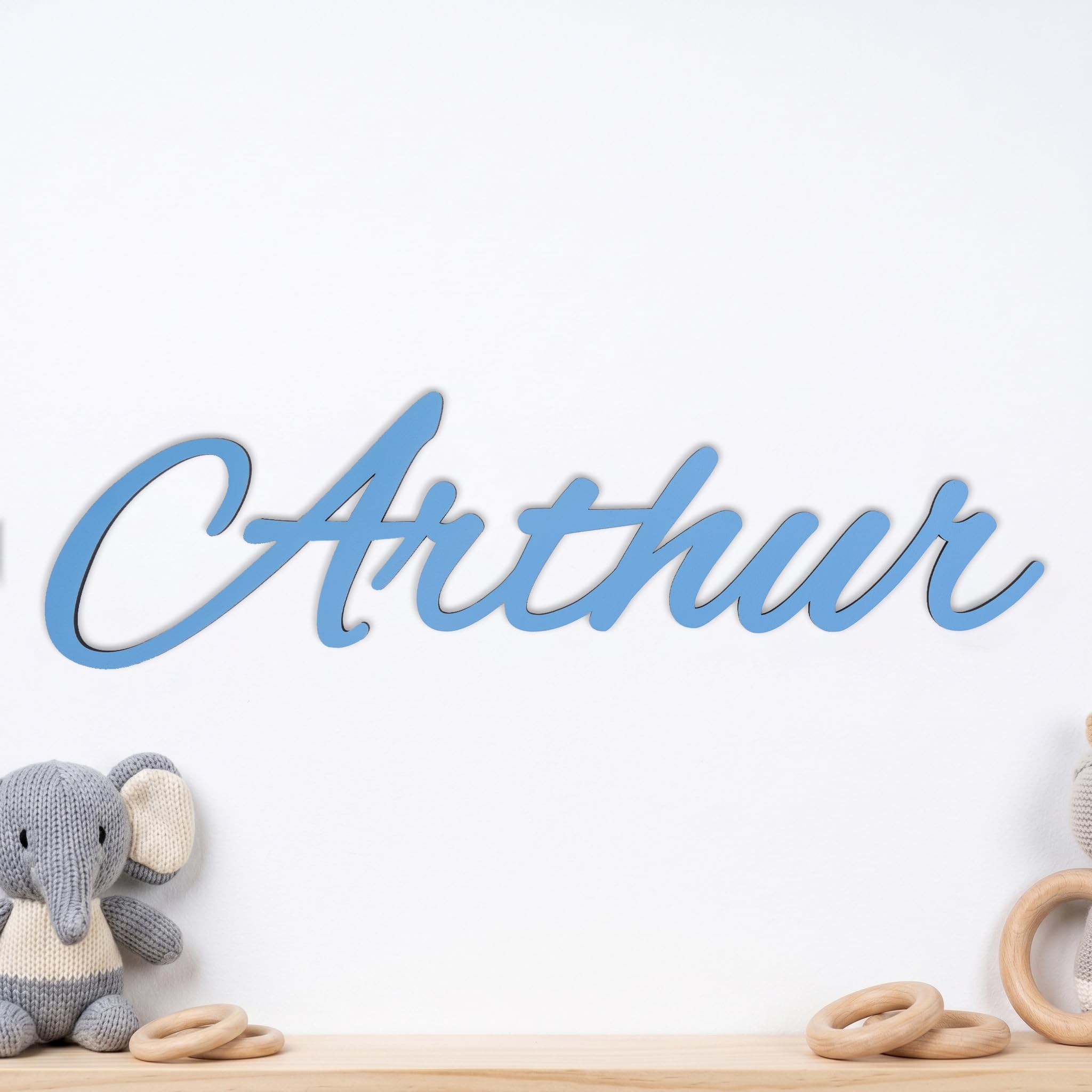 Personalised Kids Bedroom Name Sign – Custom Wooden Nursery Wall Decor, Baby Name Plaque, Children’s Room Door Sign, Handmade Wall Art, Wooden Gift for Boy Girl