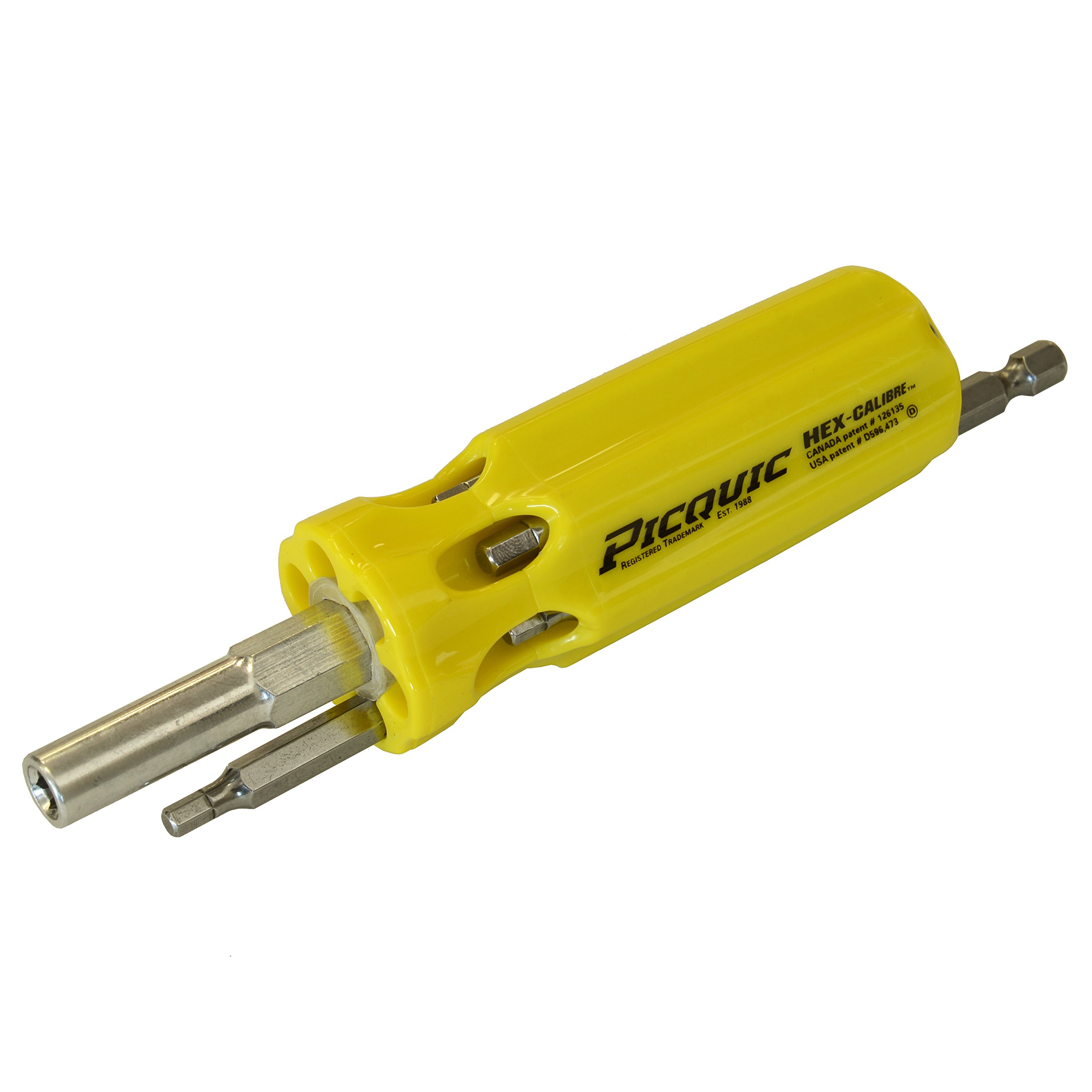 ⌘↝mikkun↺ Picquic 88151 Hex Calibre Multi-Bit Screwdriver with Seven SAE Hex