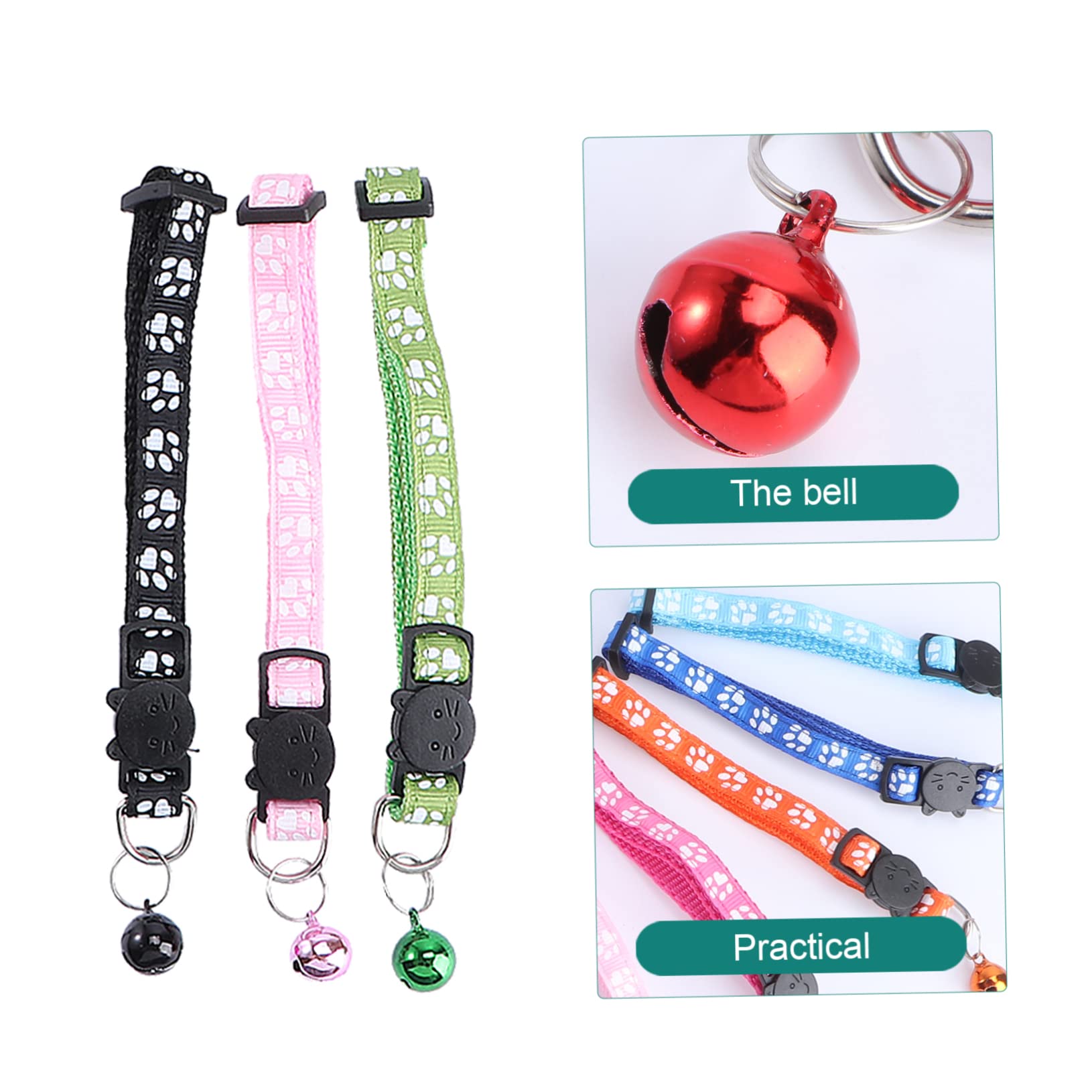 Mipcase 36pièces Collier pour Animaux De Compagnie Collier Collar Fashion avec Cloche pour Et Chiens