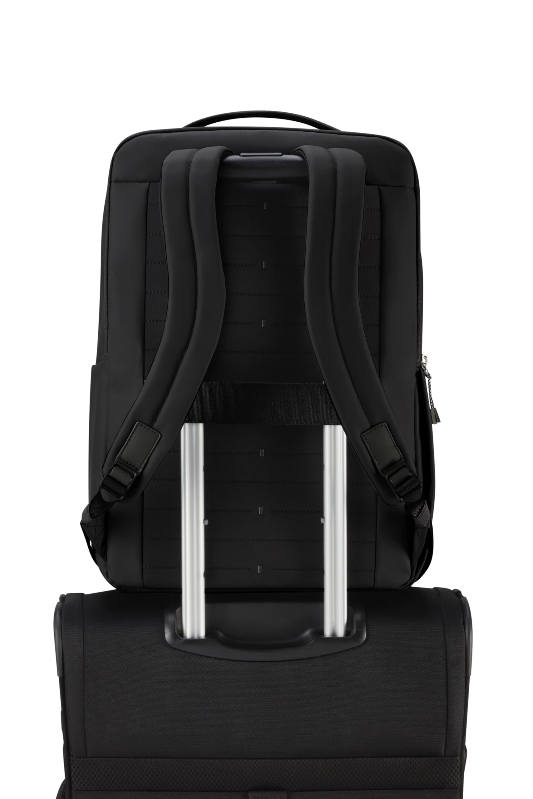 Samsonite Wander Last - EasyJet Kabinentasche (44 x 30 x 16.5/21.5 cm - 26/29 L - 1.30 kg) - Untersitz Handgepäck, Flugzeug Rucksack M, Underseat - Schwarz (Black)