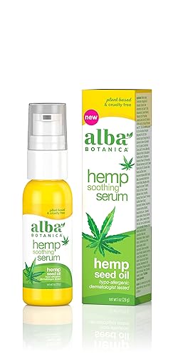 Alba Botanica Suero calmante de cáñamo, 1 oz