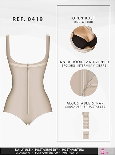 Miniatura 4 de Salome Fajas Colombianas Shapewear for Women Postparto and Postsurgery Reductoras y Moldeadoras