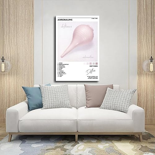 Miniatura 5 de Evryywaa Deftones - Póster de adrenalina, álbum de música, 12 x 18 pulgadas, sin marco