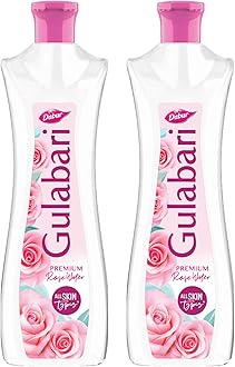 Gulabari Premium Rose Water/Face Toner - 400mlx2 | No Paraben | Alcohol Free | Cleanses, Hydrates & Moisturises Skin | Balances & Restores Skin's pH Levels | For All Skin Types