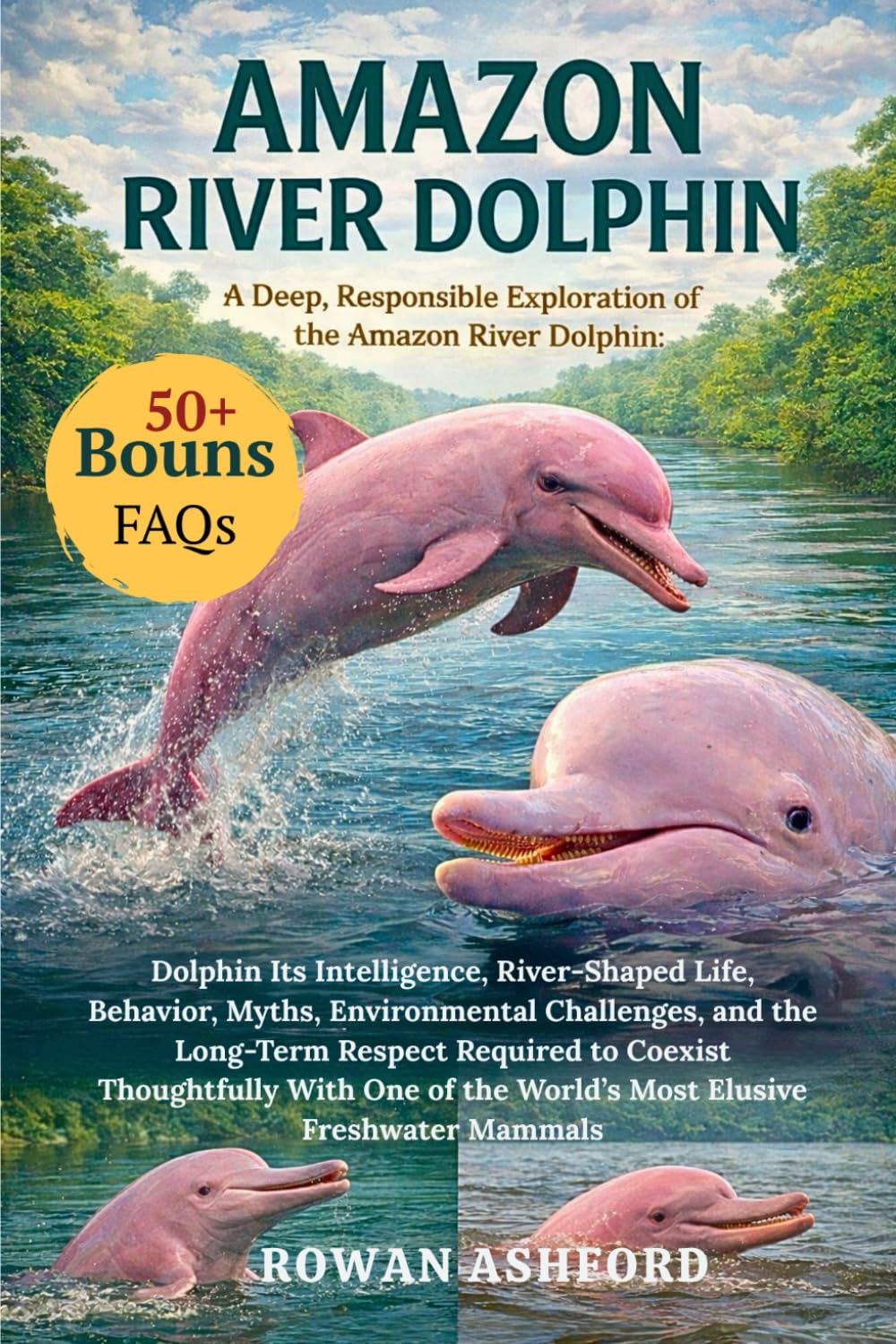AMAZON RIZER DOLPHIN: A Deep, Responsible Exploration of the Amazon Rizer Dolphin Its Intelligence, River-Shaped Life, Behavior, Myths, Environmental ... With One of the World’s Most Elus