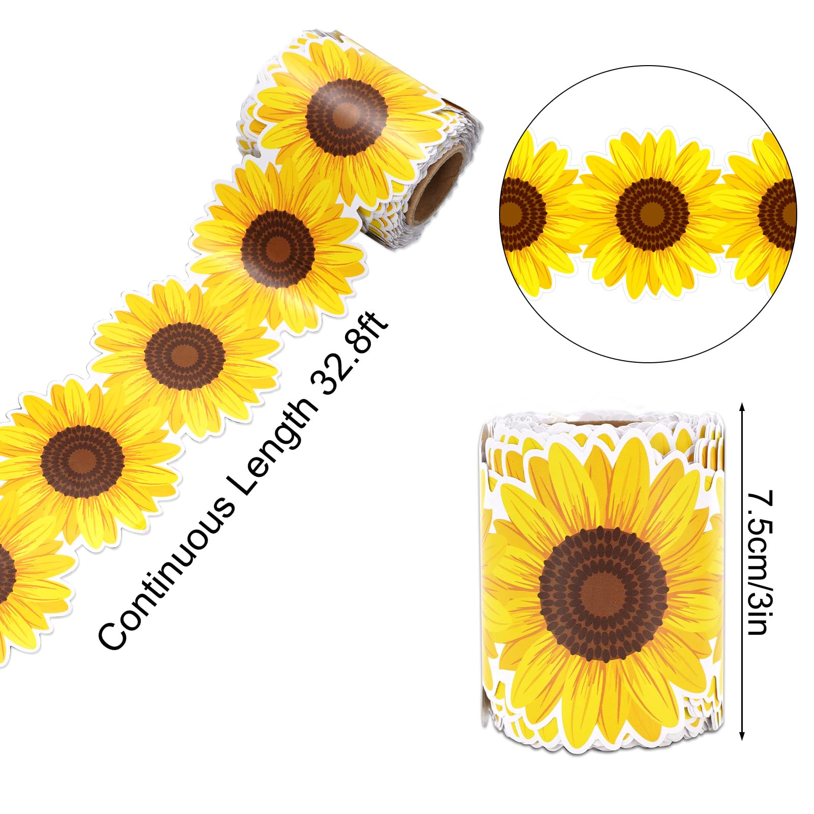 54-teiliges Set Bunte Blumen-Ausschnitte – Aus Glitzerpapier Für Deko & Basteln