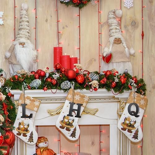 Miniatura 5 de 104 letras para medias de Navidad, letras acrílicas personalizadas del alfabeto de la A a la Z, letras acrílicas del alfabeto, recortes para