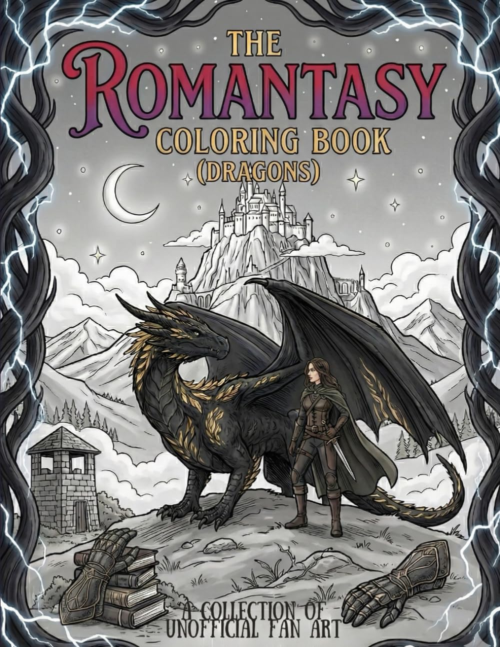 The Romantasy Coloring Book (Dragons)