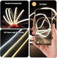 Fosingut COB LED szalag 3m USB 5V természetes fehér 4000K önragasztó konyha TV 3
