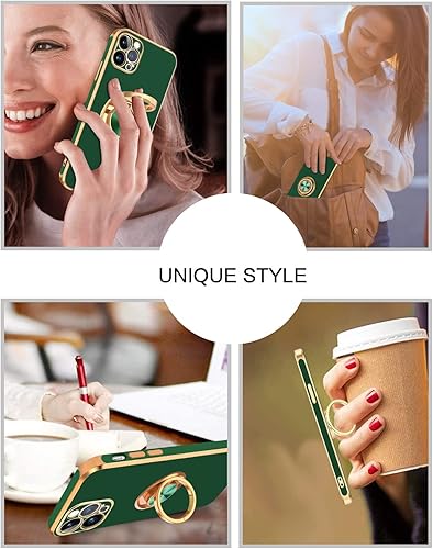 Miniatura 7 de BENTOBEN Funda para iPhone 13 Pro, iPhone 13 Pro con anillo de 360, soporte magnético para automóvil, soporte protector para niñas, niños, mujeres y