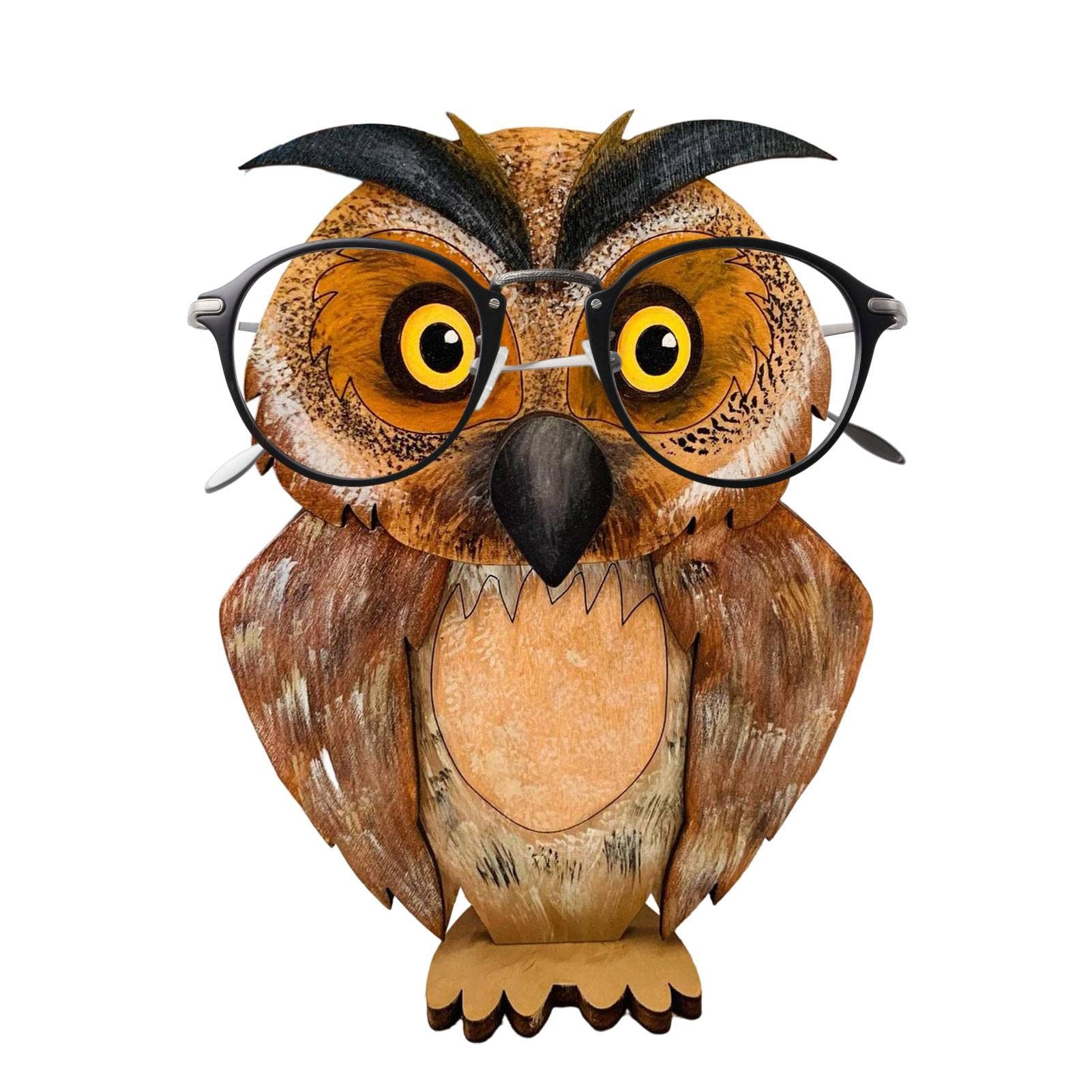 Cypreason D Glasses Holder Stan Animal - Cute Glasses Holder For Esk, Wooden Handmade Creative Sunglasses Isplay For Esktop Accessories, Home Office Ecor