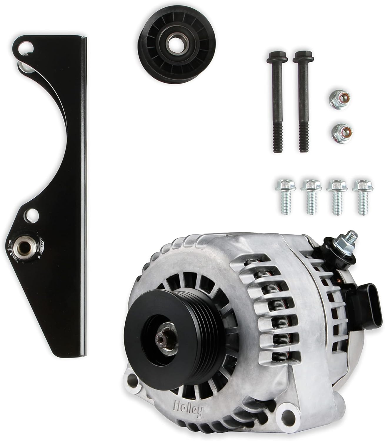 Holley 97-369 Gen III Hemi Alternator Relocation Kit with Holley Alternator