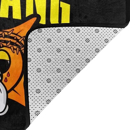 Miniatura 3 de CHLGEAR Chief Rapper Keef Singer - Alfombra lavable antideslizante para sala de estar, dormitorio, entrada, 36 x 24 pulgadas