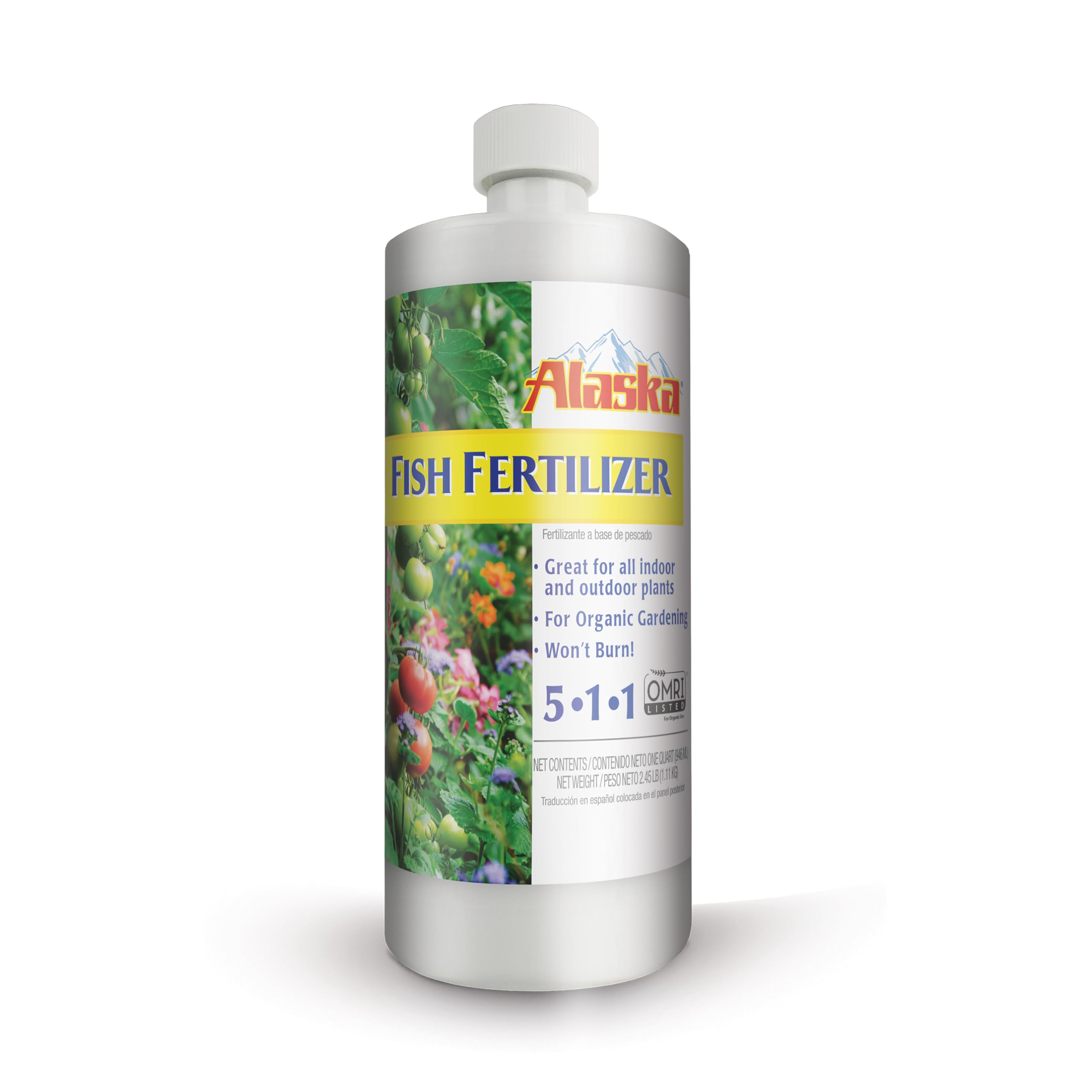 Alaska 100545841 Fish Fertilizer 5-1-1 32 OZ (6 Pack)
