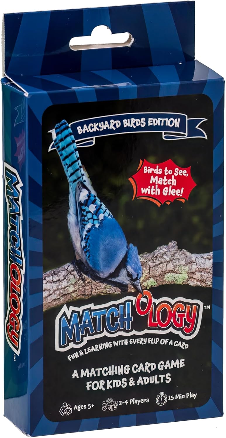 Go Fish for Bird Lovers! | Educational Nature Card Game Featuring Backyard Birds | Learn Bird Identification and More | Nature-Inspired Fun for Kids & Families