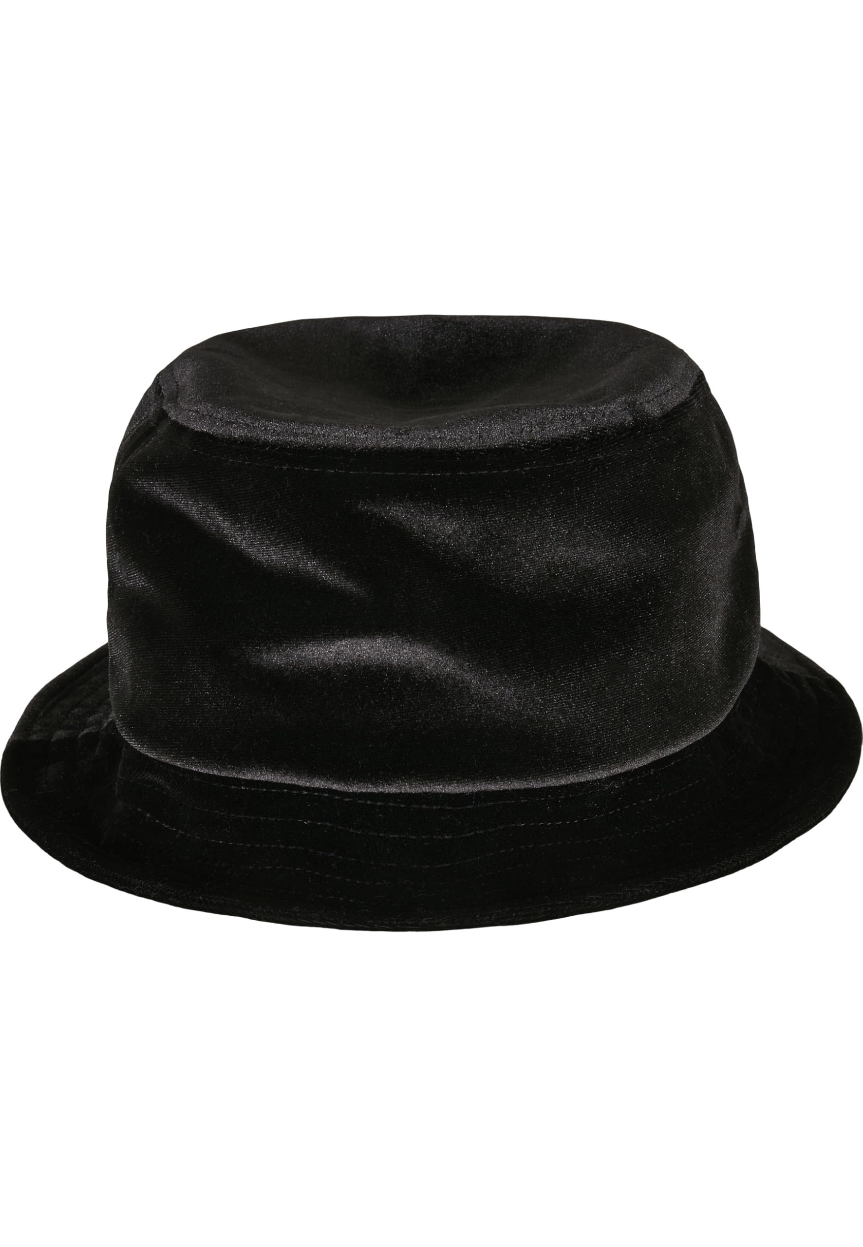 Flexfit Unisex Adult Velvet Bucket Hat (One Size) (Black)