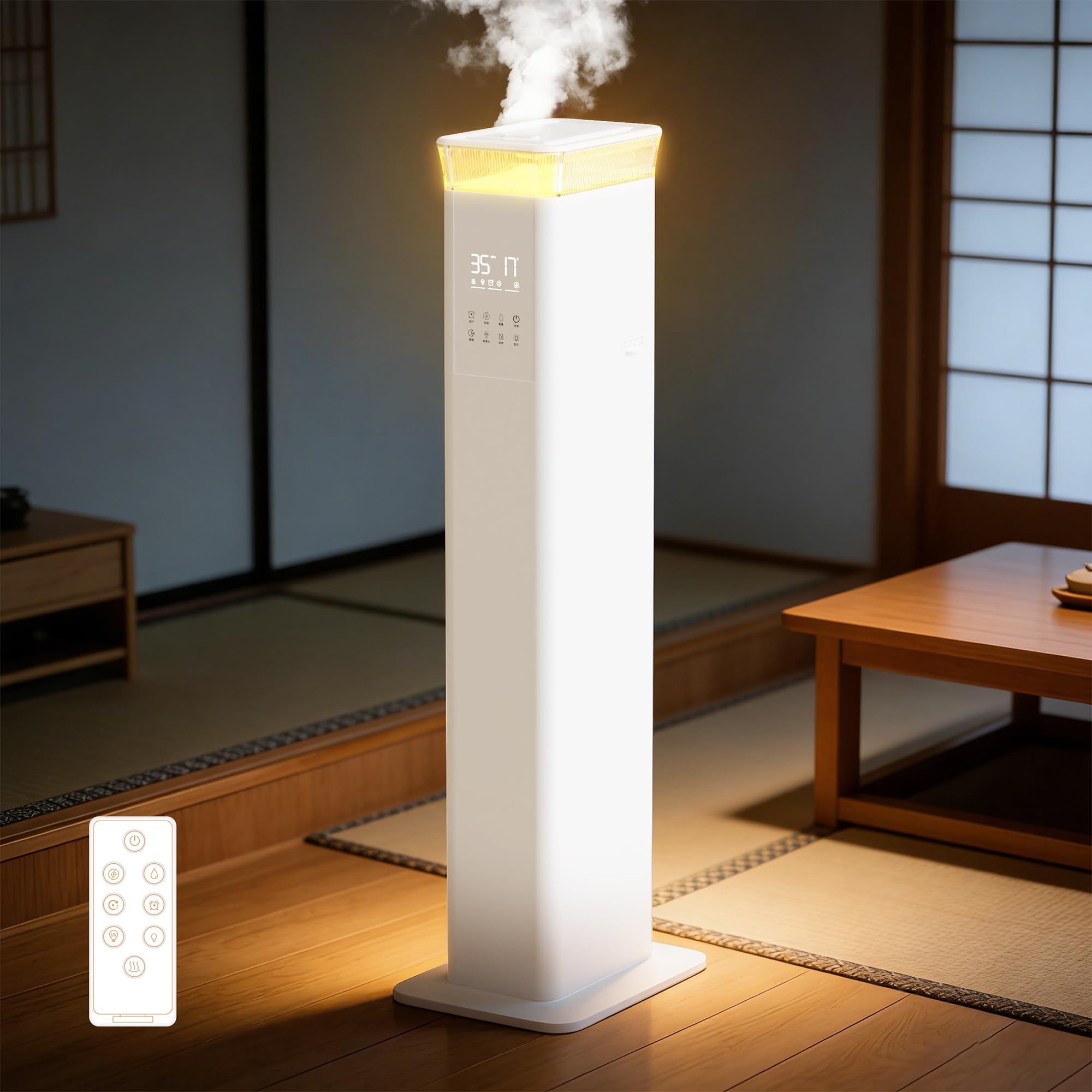Amazon.co.jp: Alebert(アレベルト) 加湿器 13L大容量 ハイブリッド式