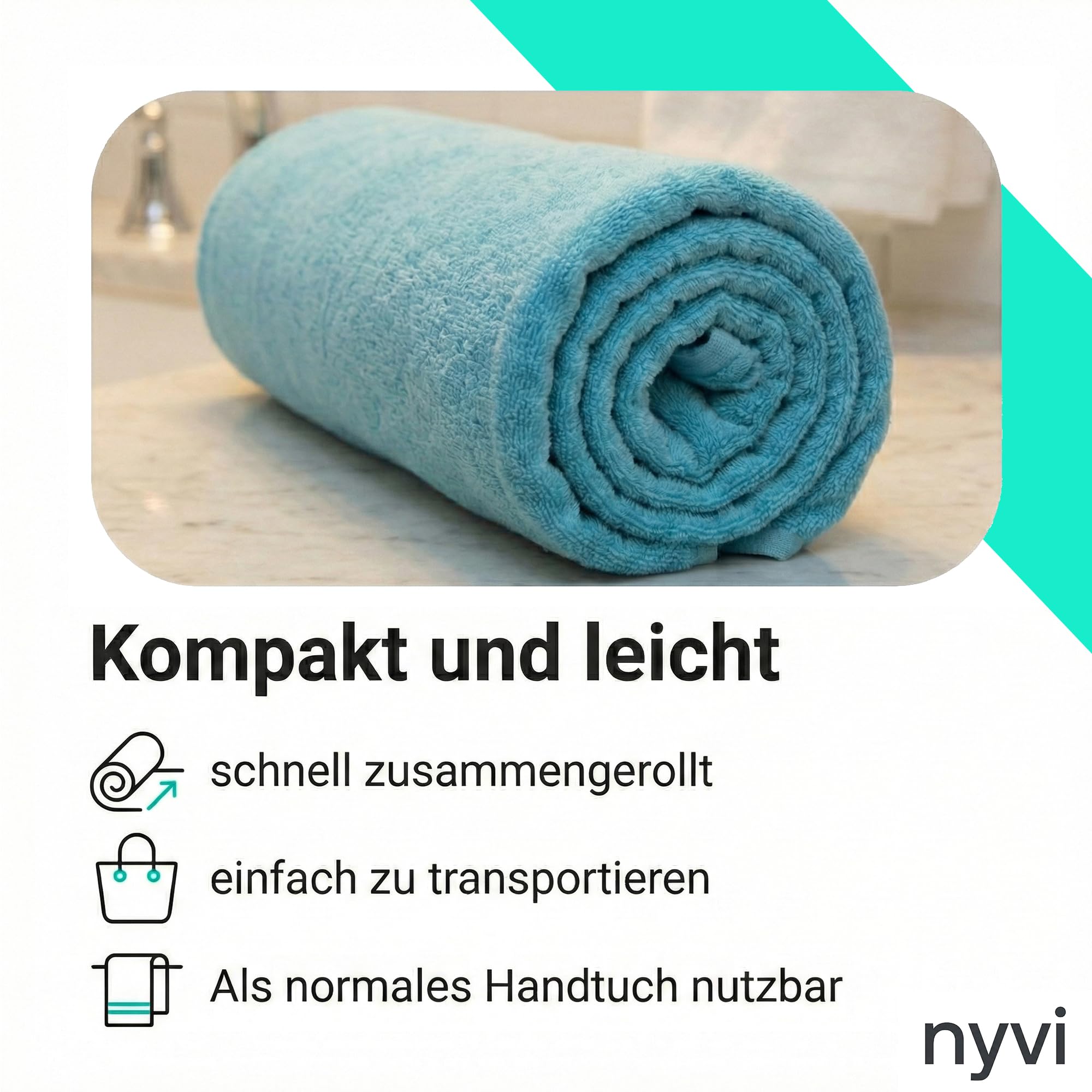 NYVI Frottee Schonbezug für Gartenliege NYVISpa 75x200 cm Grau - Hygiene Liegestuhlauflage für Sonnenliegen Strandliegen - Handtuch Bezug - OEKO-TEX 100