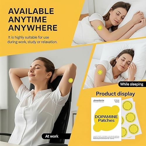 Miniatura 4 de Parches de dopamina  30 parches veganos para el estado de ánimo y la motivación  Equilibrio natural de dopamina y serotonina para el bienestar