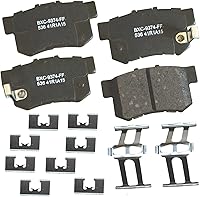 Vista 66 de Pastillas de freno traseras cerámicas Bendix Premium SBC1337 para Cadillac CTS 2014-2008, SRX 2016-2010, Chevrolet Camaro 2015-2010, Saab 9-4X 2011