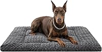 Vista 25 de Cama para perro lavable, reversible para jaula, suave y esponjosa para perrera, colchoneta para perros, colchón para dormir, perros grandes jumbo