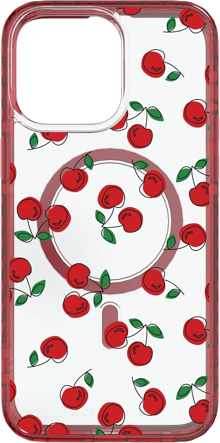 cellhelmet Bowl O Cherries [Compatible with MagSafe] Designed for iPhone 14 in Turbo Red 13-Foot Drop Test Certified | Shock & Drop Proof - Durable | As Seen on Shark Tank