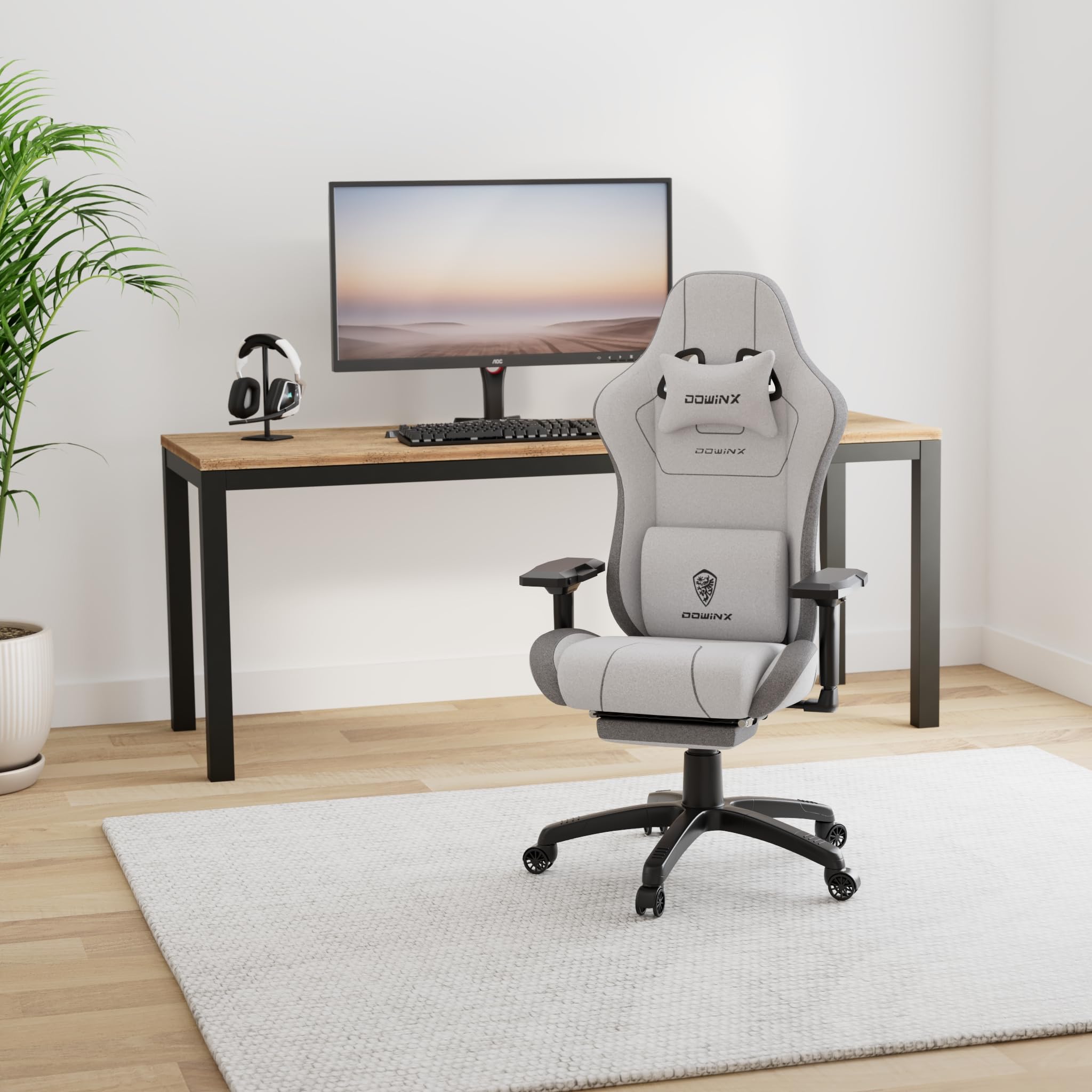 Dowinx LS-6657B02 Gaming Chair, Office, Desk Chair, Reclining 