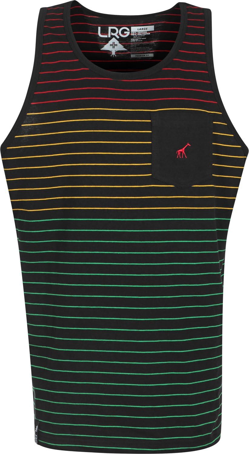 LRG Men's Rc Stripe Tank Top